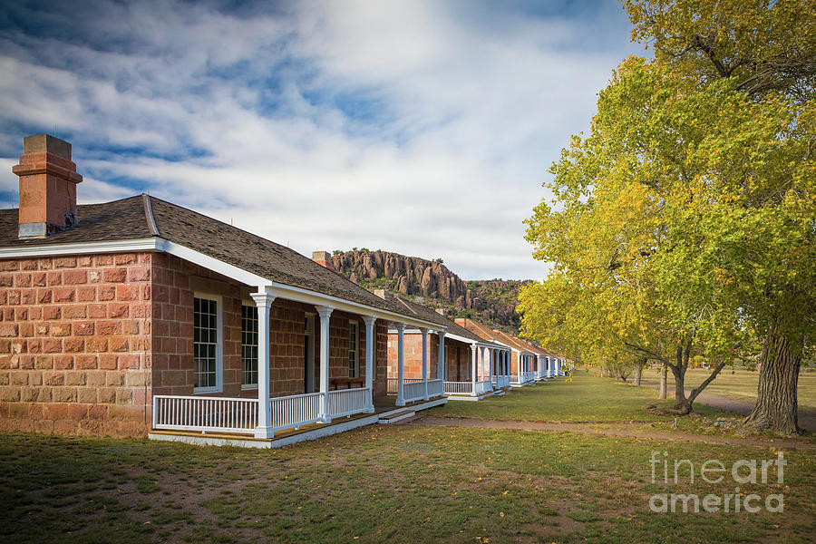 Architecture Photograph - Fort Davis by Inge Johnsson