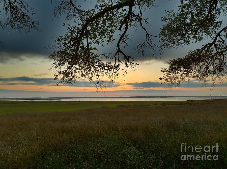 Fort Fisher Marsh Sunset Photograph by Amy Lucid