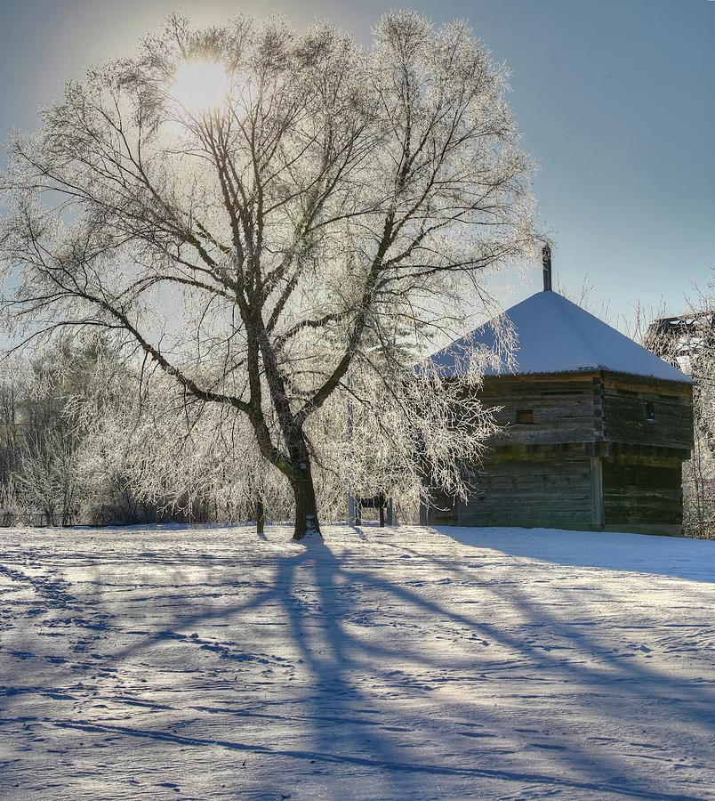 Fort Halifax Winter Photograph by John Meader