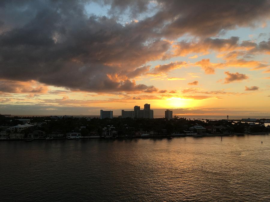 Fort Lauderdale Sunrise Photograph by Anne Sands