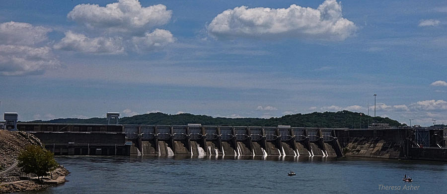 Fort Loudoun Dam 1 Photograph By Theresa Asher - Fine Art America