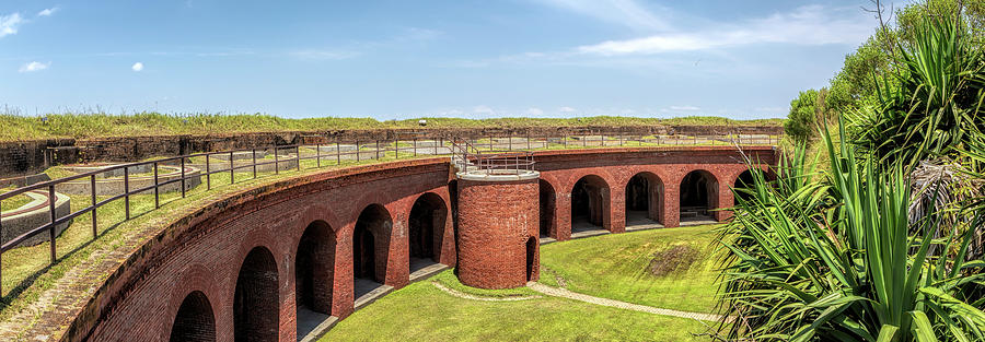 Fort Massachusetts Interior Panorama Photograph by Susan Rissi Tregoning