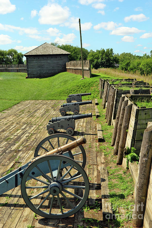 Fort Meigs Cannons 1717  Photograph by Jack Schultz