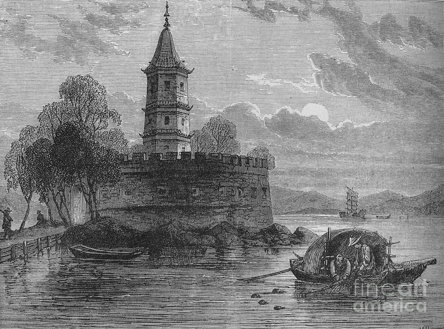 Fort On The Peiho River Drawing by Print Collector