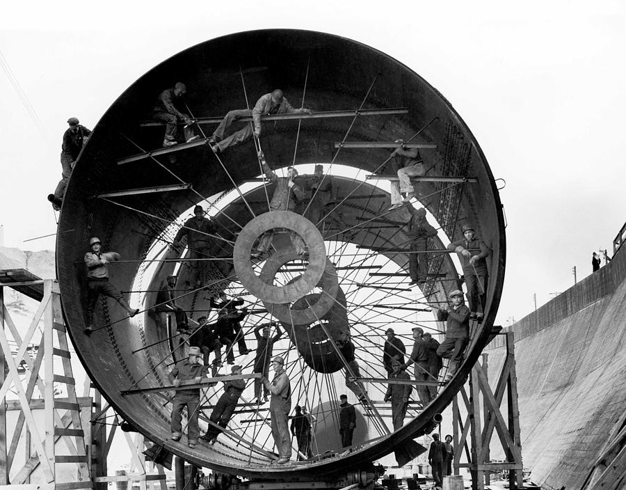 Fort Peck Dam Photograph by Margaret Bourke-White
