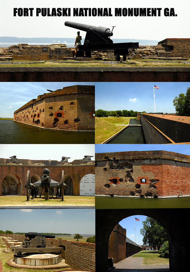 Architecture Photograph - Fort Pulaski National Monument poster A by David Lee Thompson