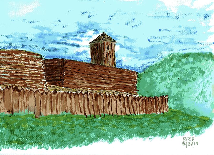 Fort Stanwix Painting by Branwen Drew