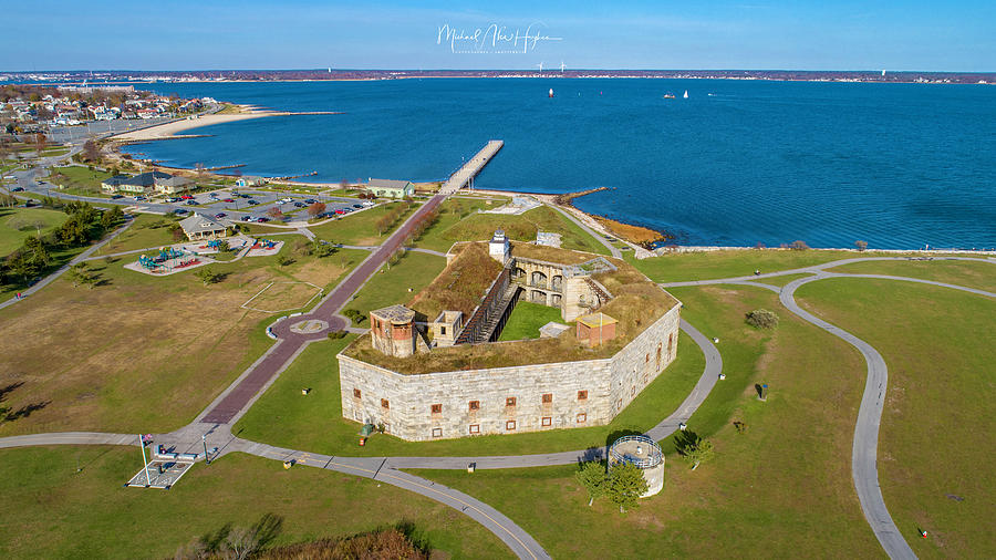 Fort Tabor or Fort Rodman Photograph by Veterans Aerial Media LLC