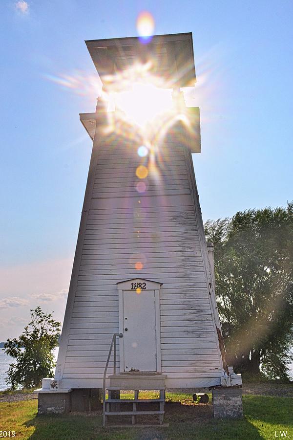 Fort Washington Lighthouse A Beacon Of Light Since 1882 Photograph by Lisa Wooten