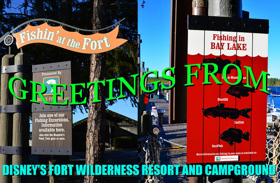 Fort Wilderness custom greeting card Photograph by David Lee Thompson