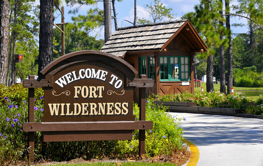 Fort Wilderness entrance Photograph by David Lee Thompson