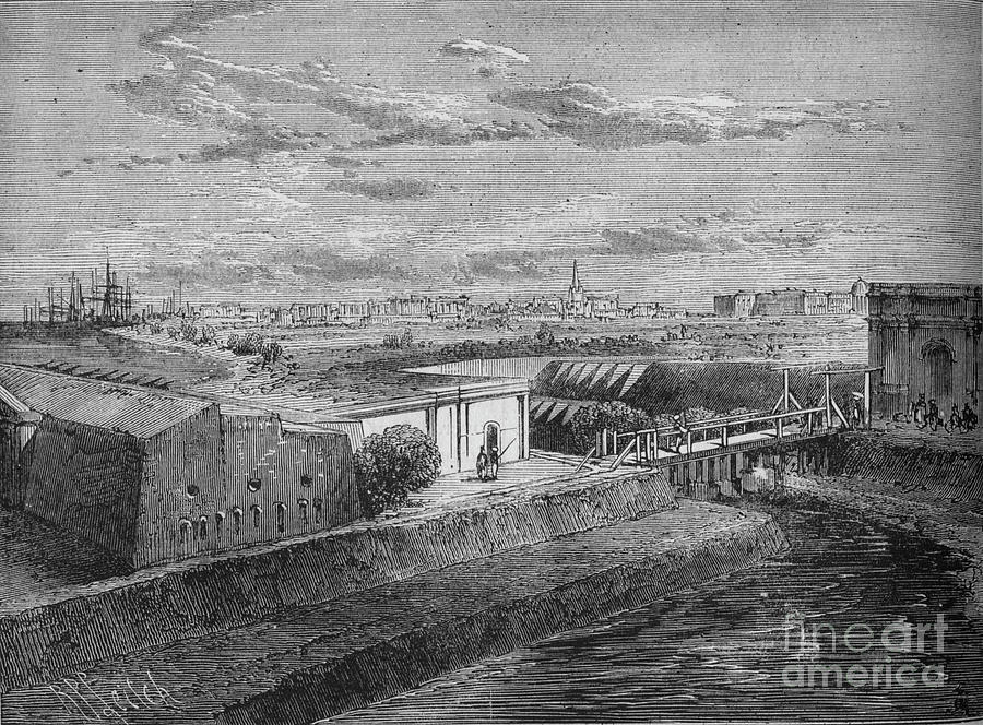 Fort William Drawing by Print Collector - Fine Art America