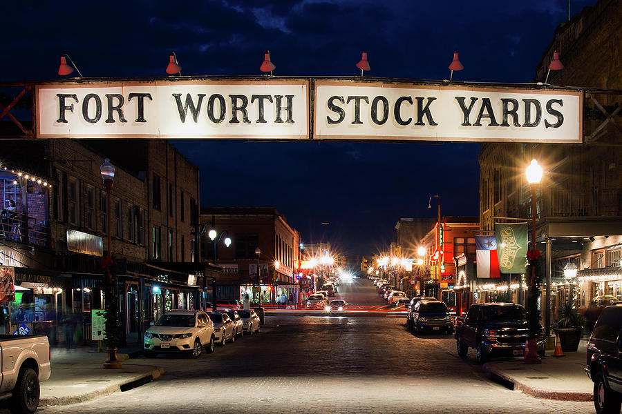 Fort Worth Stock Yards 112318 Photograph by Rospotte Photography