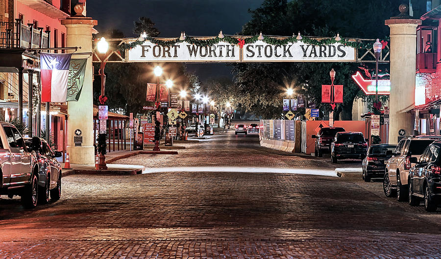 Fort Worth Stock Yards Photograph by JC Findley