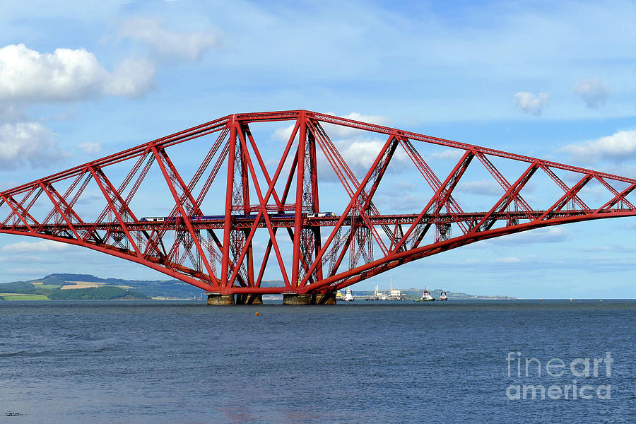 Forth Bridge Train Crossing by Phil Banks Forth Bridge Train Crossing by Phil Banks