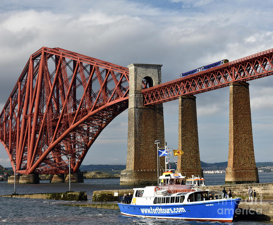Forth Tour Boat Photograph by Yvonne Johnstone