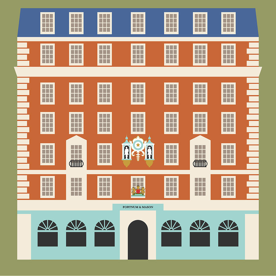 Fortnum And Mason, Piccadilly Digital Art by Claire Huntley