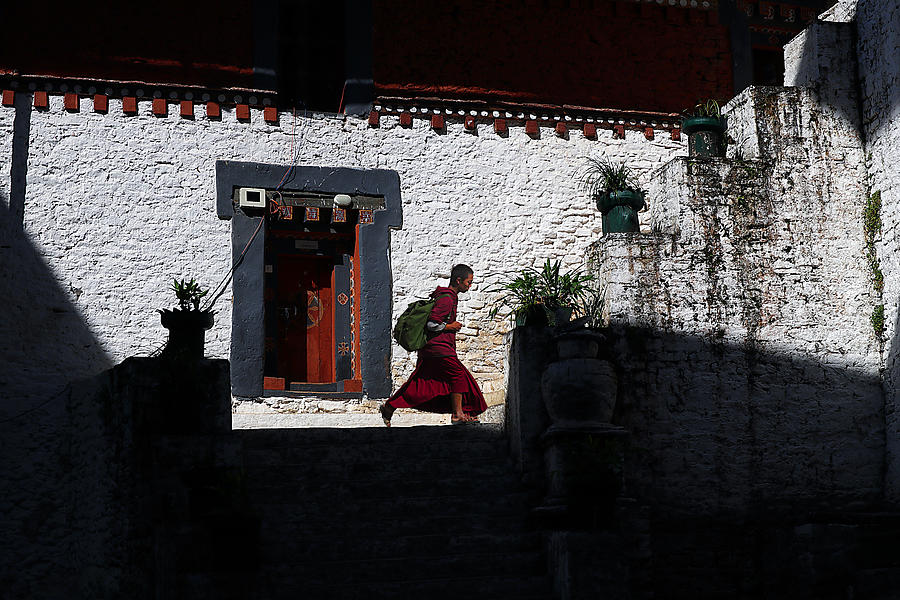 Fortress In Trongsa, Bhutan Photograph by Giorgio Pizzocaro
