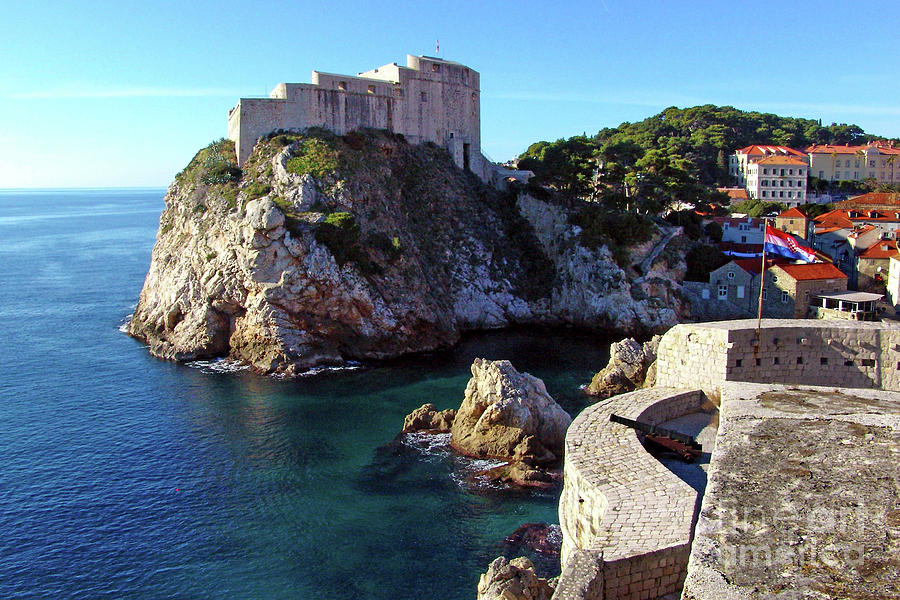Fortresses Lovrijenac And Bokar Dubrovnik Photograph by Jasna Dragun