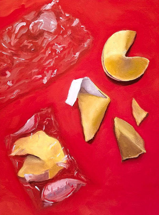 Fortune Cookies Painting by Karyn Robinson