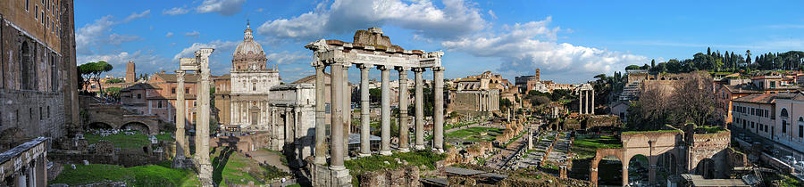 Forum of Ancient Rome Photograph by Dimitris Sivyllis