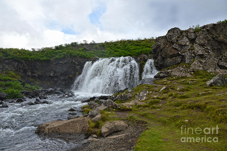 Fossarrett Falls, Iceland Photograph by Catherine Sherman