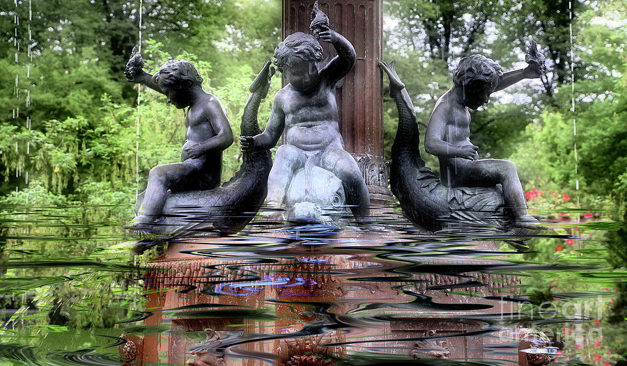 Fountain Imps Photograph by Elaine Manley