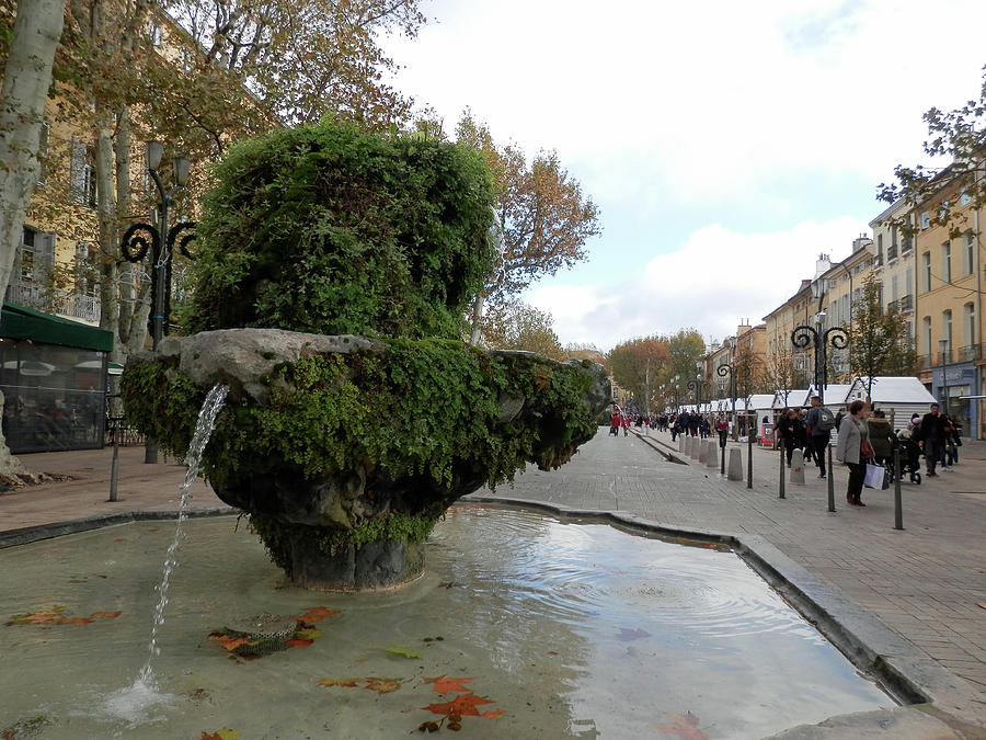 Fountain in Aix-en-Provence 1 Photograph by Pema Hou