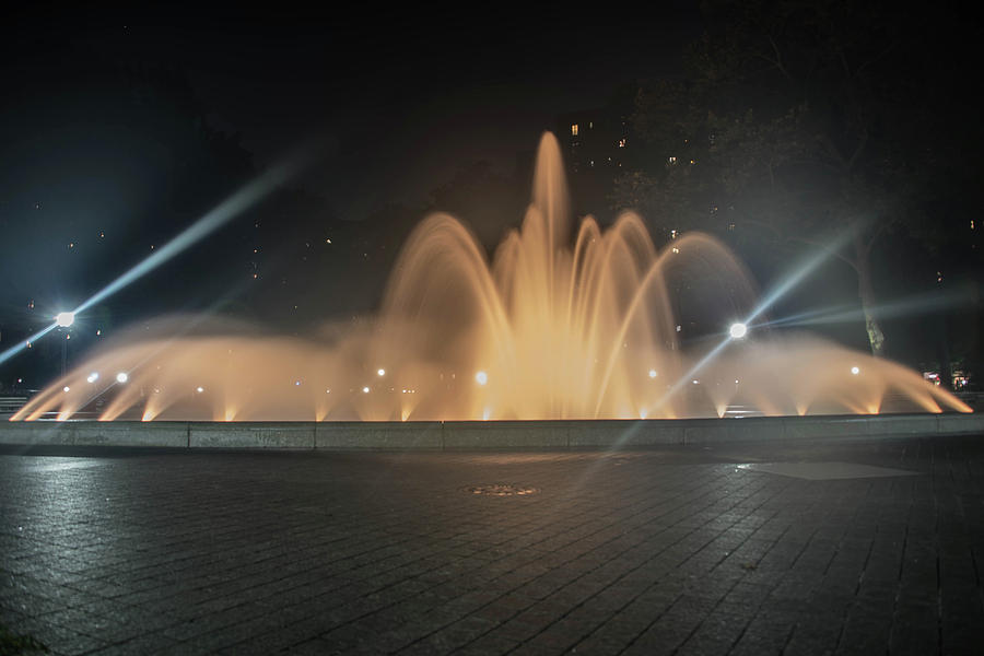 Fountain in Stuytown  Photograph by Alan Goldberg