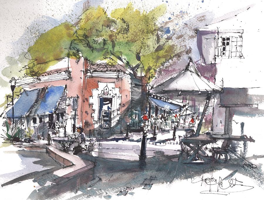 Fountain Square at Old Hyde Park by Gaston McKenzie Fountain Square at Old Hyde Park by Gaston McKenzie