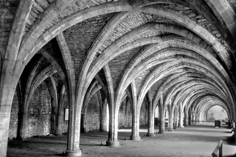 Fountains Abbey Photograph by Jerry Griffin