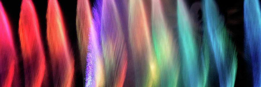 Fountains Of Color Photograph by James Eddy