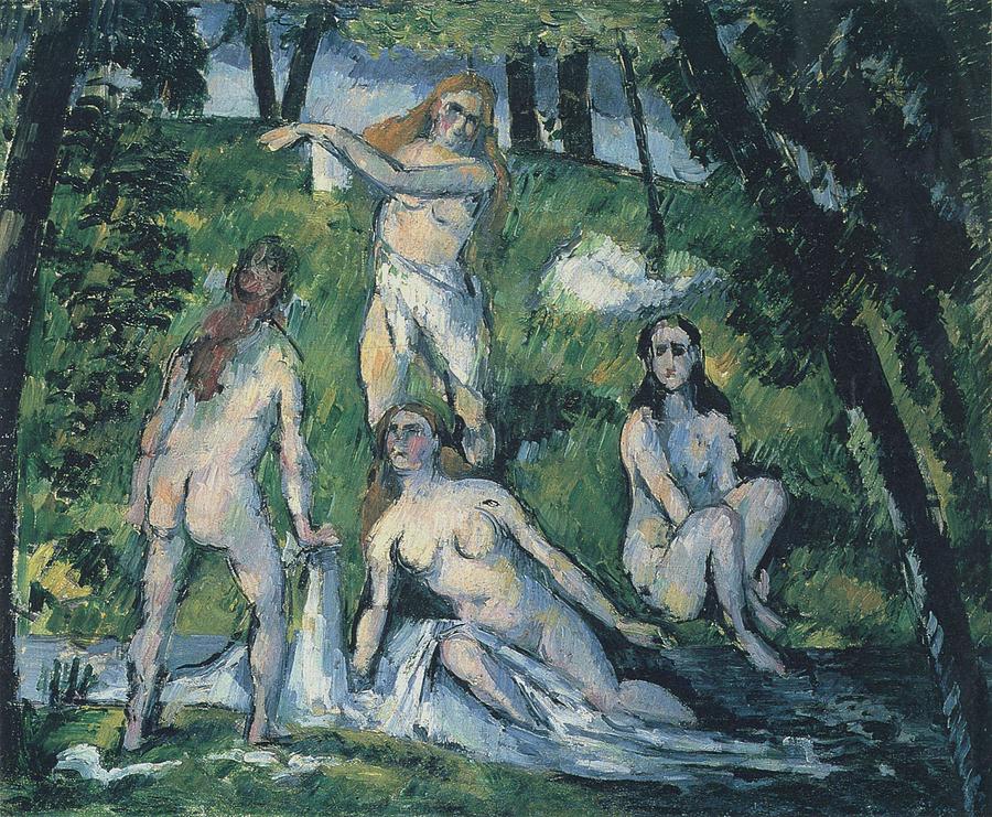 Four Bathers 1877 78 Painting