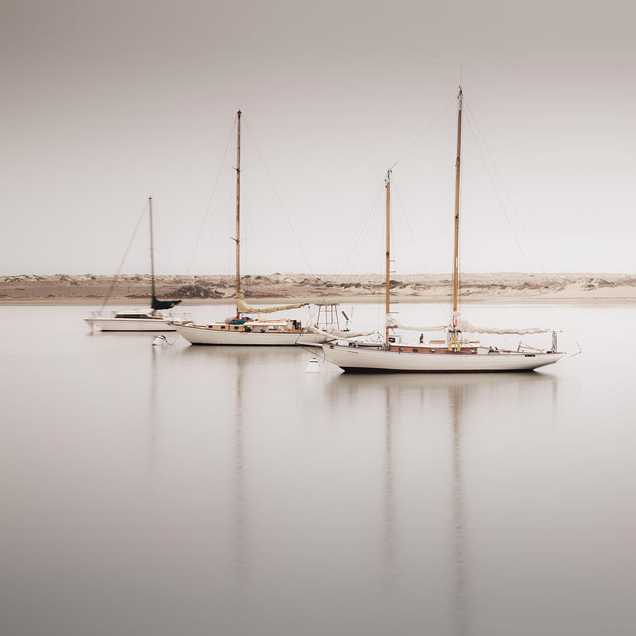 Boat Photograph - Four Boats by Moises Levy