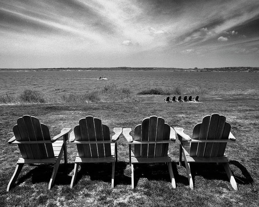 Four Chairs, Newport, Rhode Island 03 Photograph by Monte Nagler