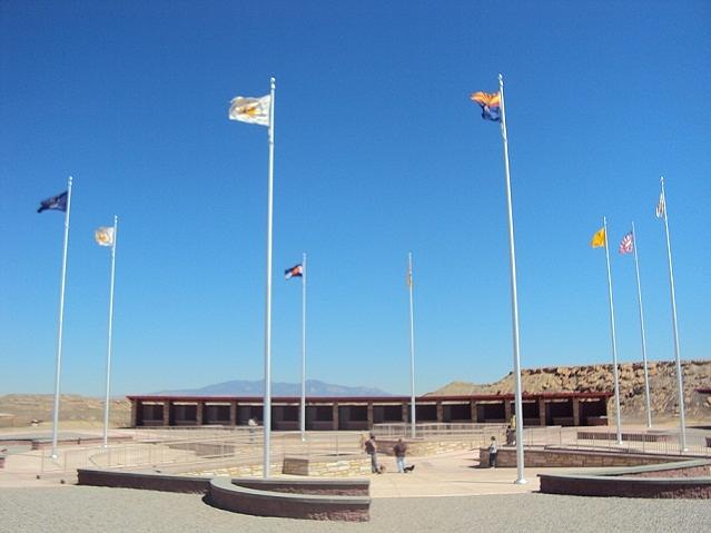 Four Corners Monument by Mozelle Martin Four Corners Monument by Mozelle Martin