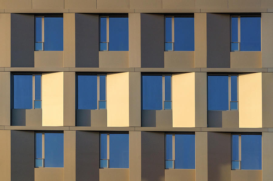 Abstract Photograph - Four In Gold by Jef Van Den Houte