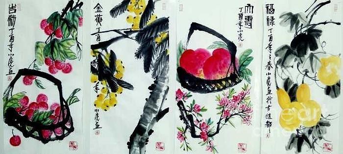 Four Kinds of Vegis by LI LIANG Four Kinds of Vegis by LI LIANG