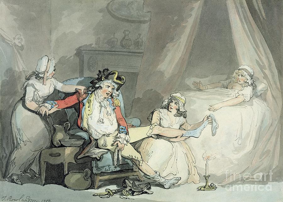 Four Oclock In The Town Painting by Thomas Rowlandson