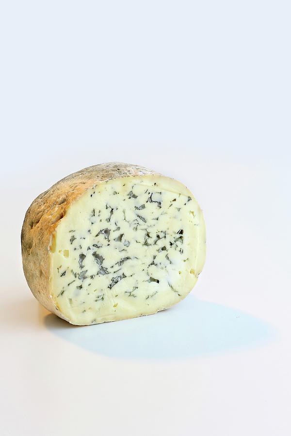 Fourme D Ambert blue Cheese From Auvergne, France Photograph by Jalag / Michael Bernhardi