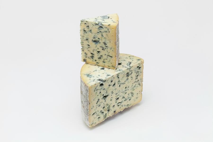 Fourme Dambert blue Cheese From France Photograph by Jean-marc Blache