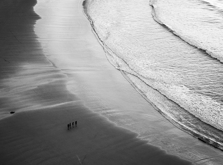 Foursome On The Beach Photograph By Adolfo Urrutia 8052