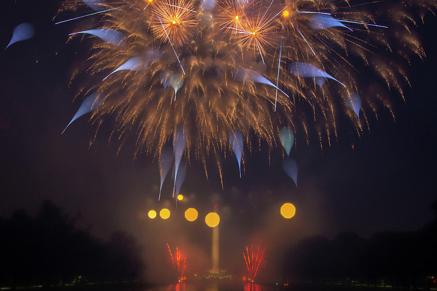 Fourth Of July Fireworks Photograph by The Washington Post