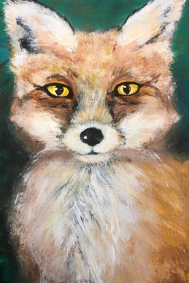 Fox Painting By Elizabeth Bartolomeo - Fine Art America