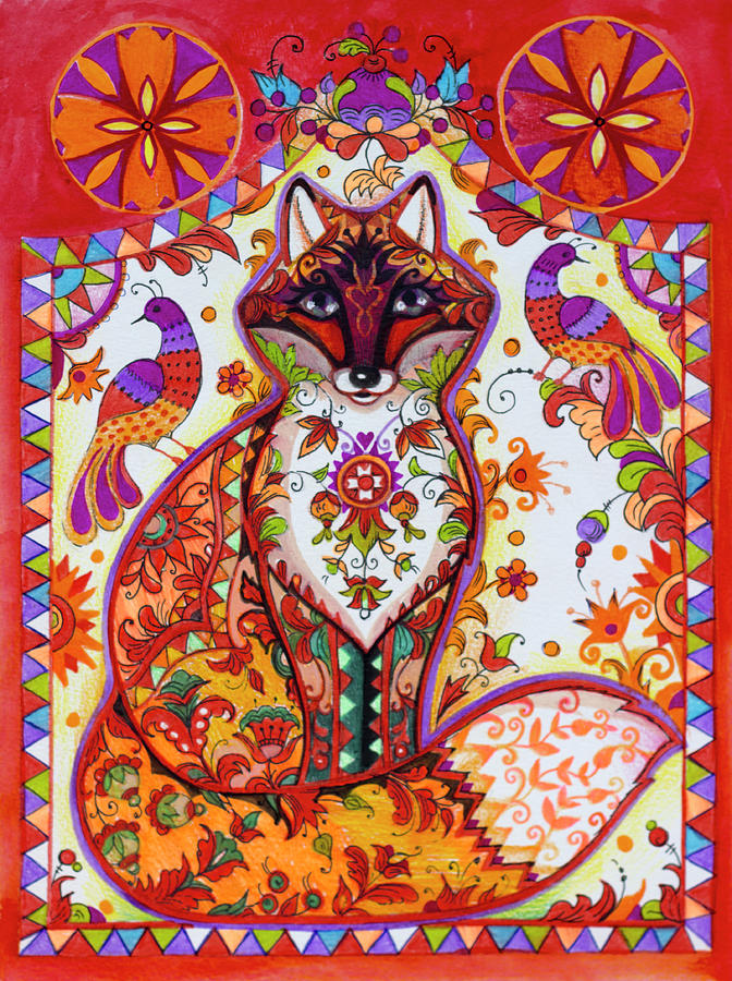 folk art animal paintings