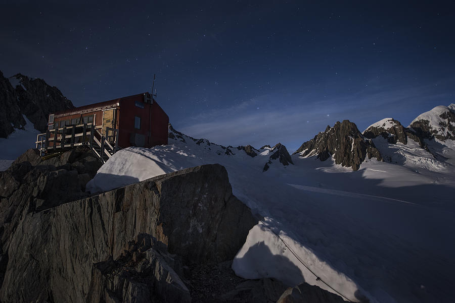Fox Glacier - Pioneer Hut Photograph by Yan Zhang