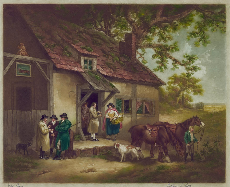 Horse Painting - Fox Inn by Unknown