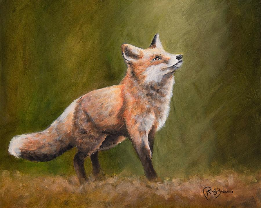Fox Painting by Kirsty Rebecca