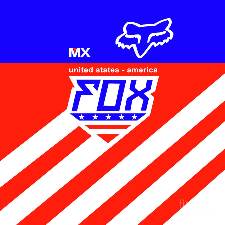 Fox MXon Team USA Digital Art by Shezan Kiska - Pixels