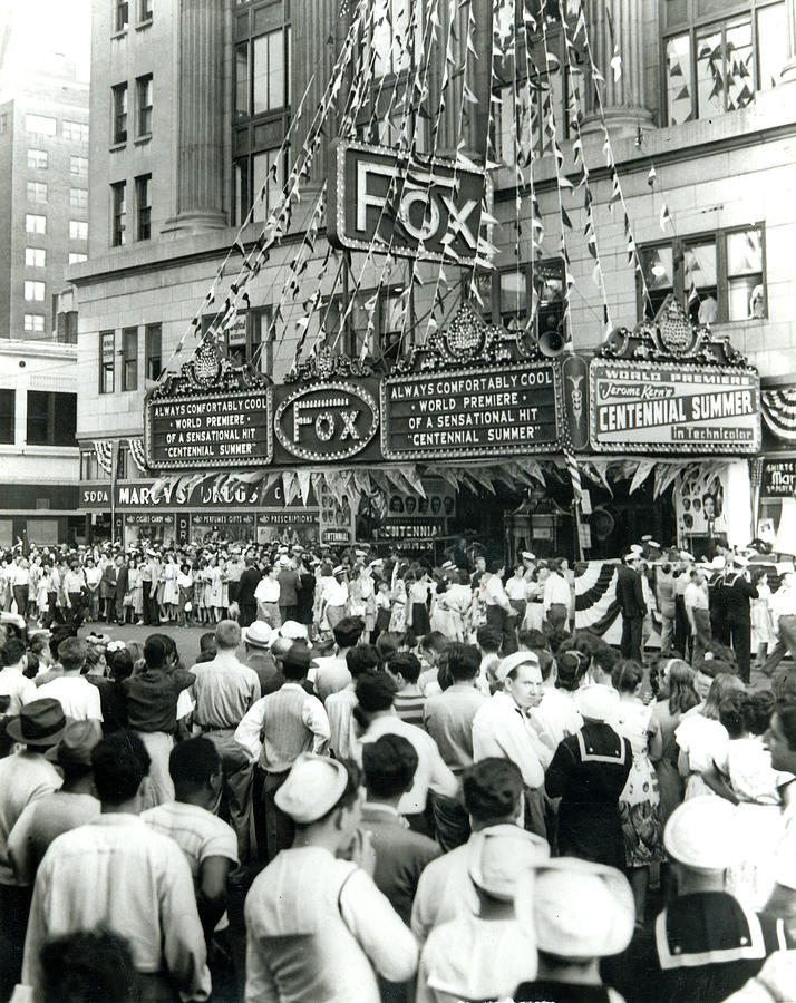 Fox Theatre, Philadelphia Photograph by Unknown